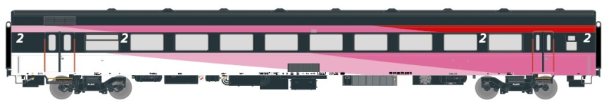Exact-Train EX11135 - H0 - Personenwagen ICRm Hispeed 1 Amsterdam-Brüssel, NS, Ep. V - Wagen 1